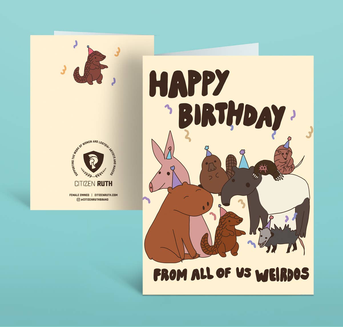 Happy Birthday from all of us Weirdos Card