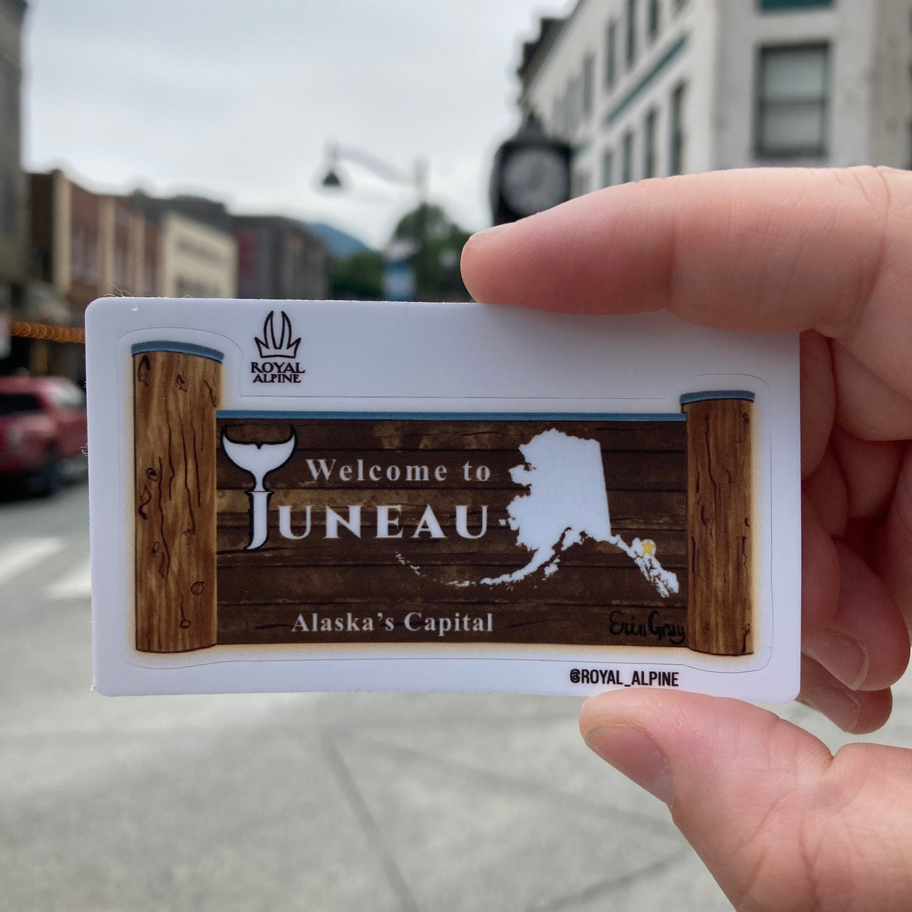 Juneau Sign Sticker