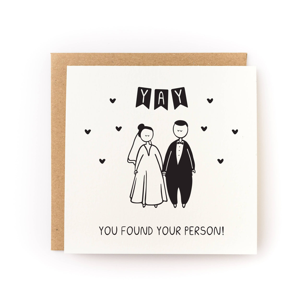 You Found Your Person (Bride/Groom) Wedding Card