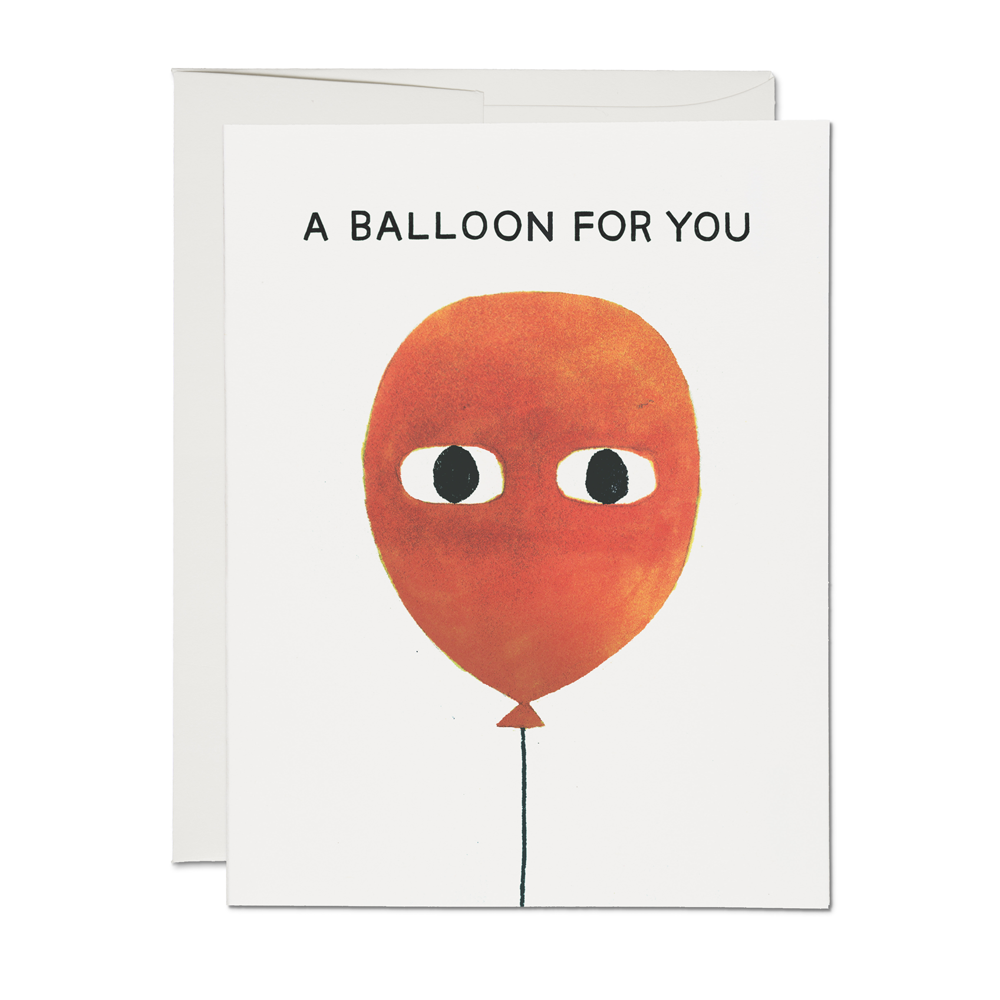 A Balloon friendship greeting card