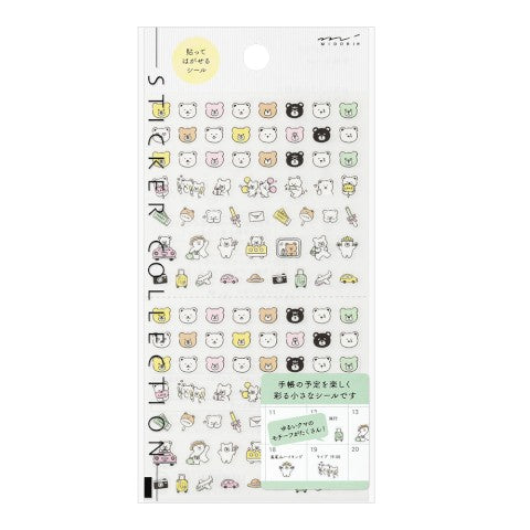 Pictograph Bear Sticker Sheet