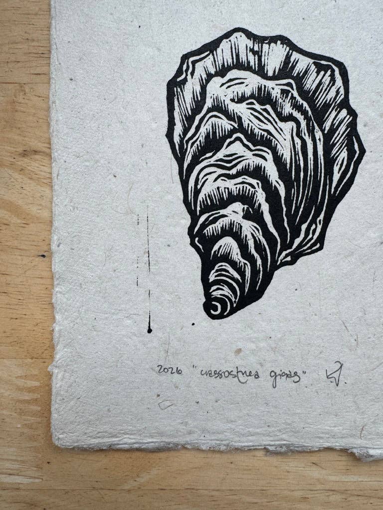 Pacific Oyster Mini Print