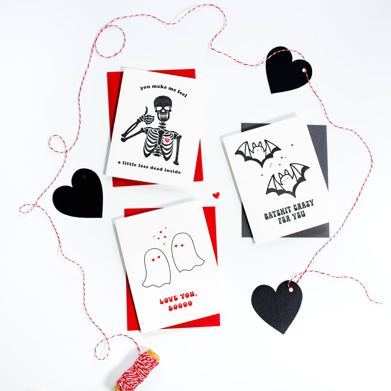 Less Dead Inside - Skeleton Love & Valentine Card