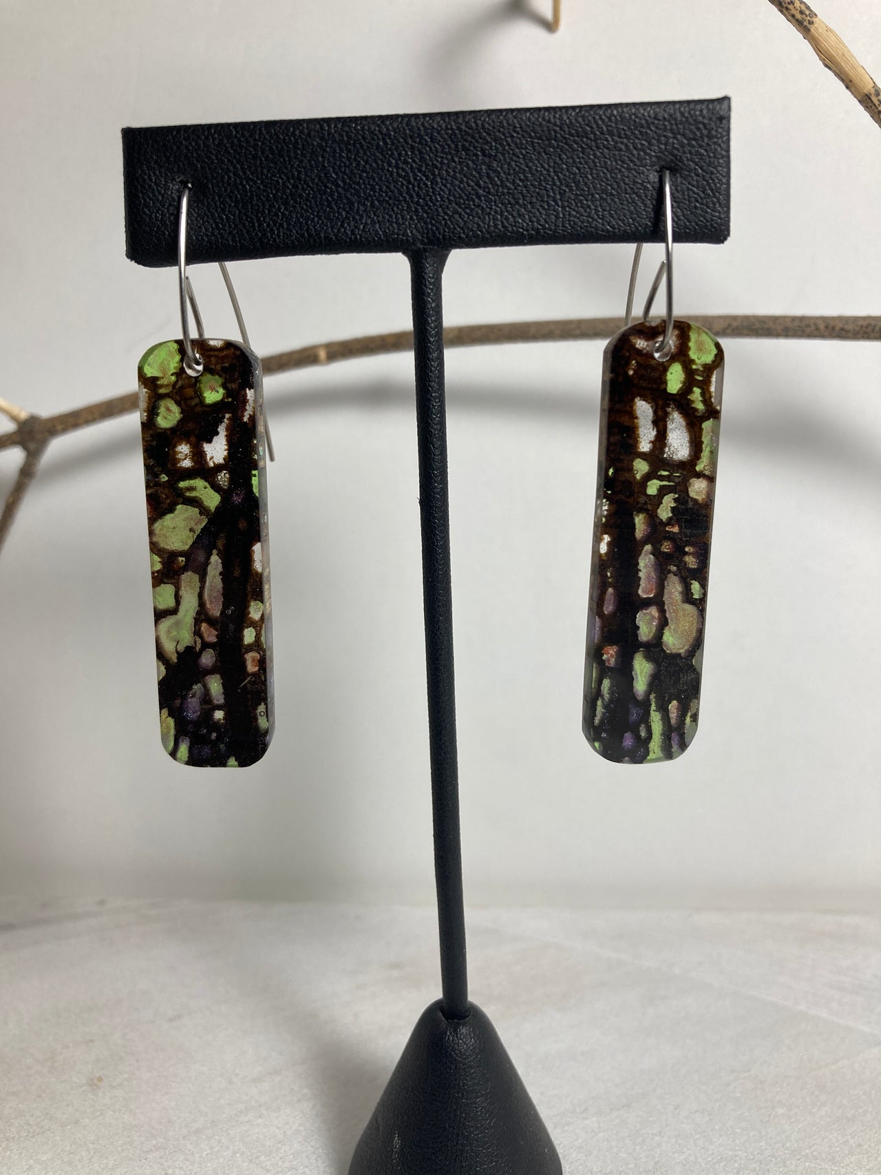 Spruce Root Resin Cast Earrings 7