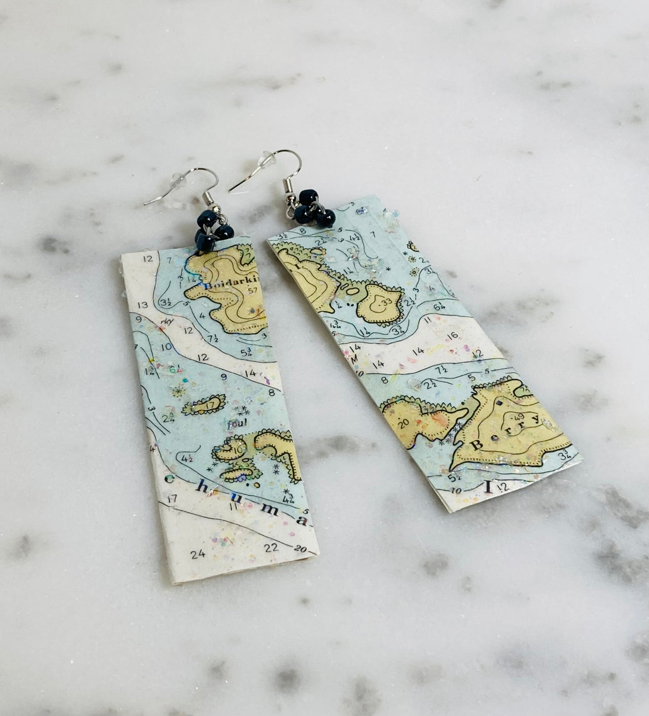 Map Earrings