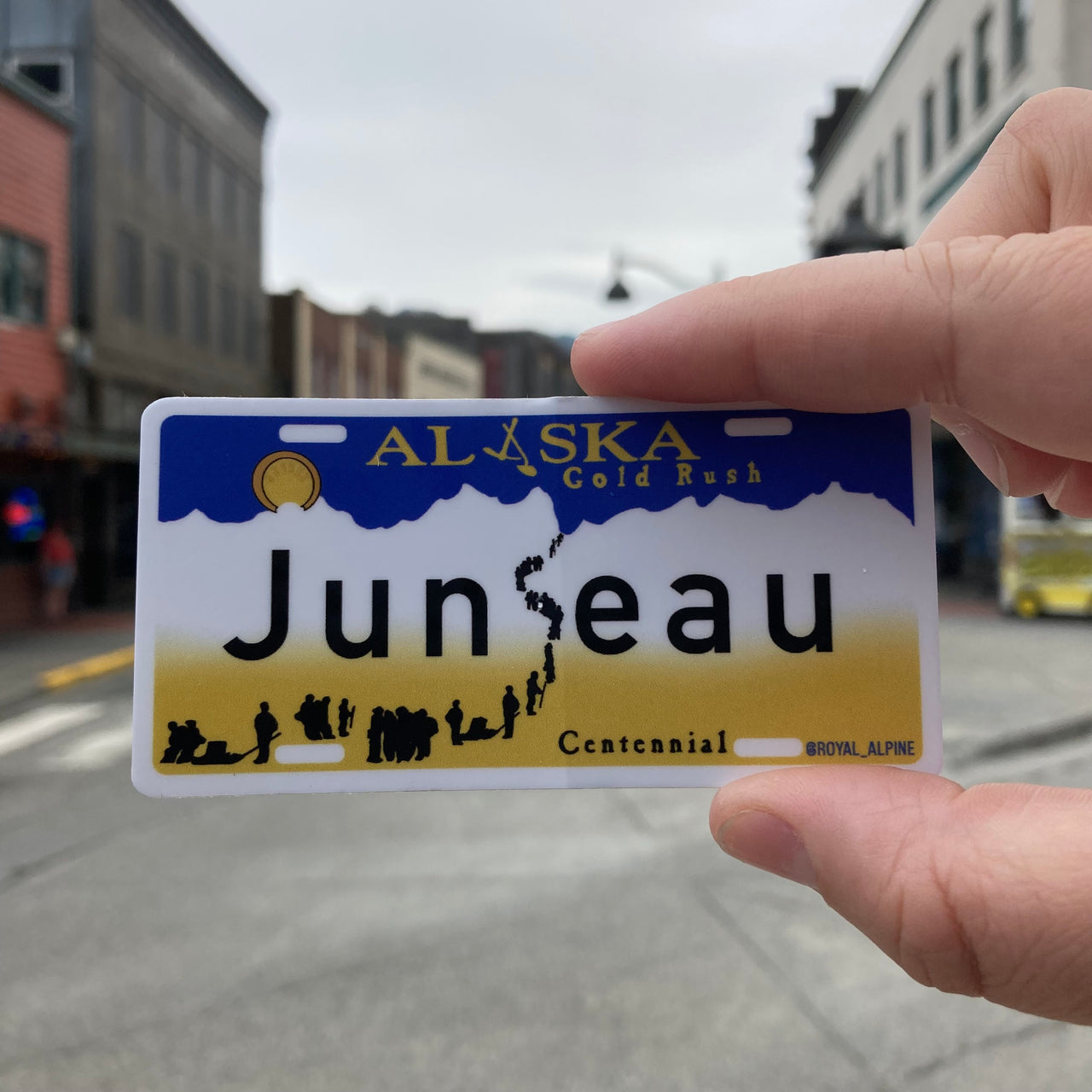 Centennial Juneau Plate Sticker