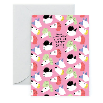 BOW WOW WOW Birthday Card