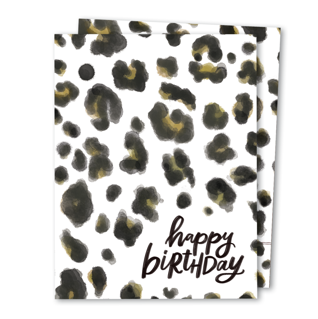 Leopard Happy Birthday | Bold Fierce Trend Animal Print Card