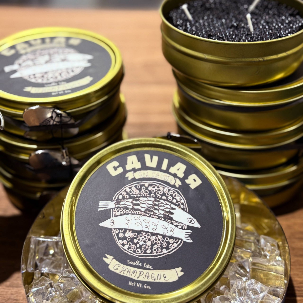 Fancy Caviar Candle