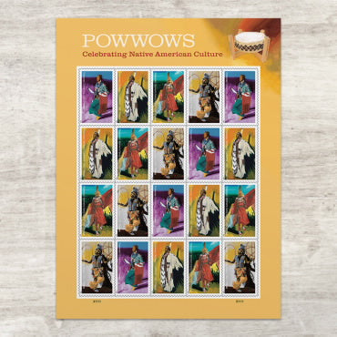 *Forever Letter Stamps: Powwows*