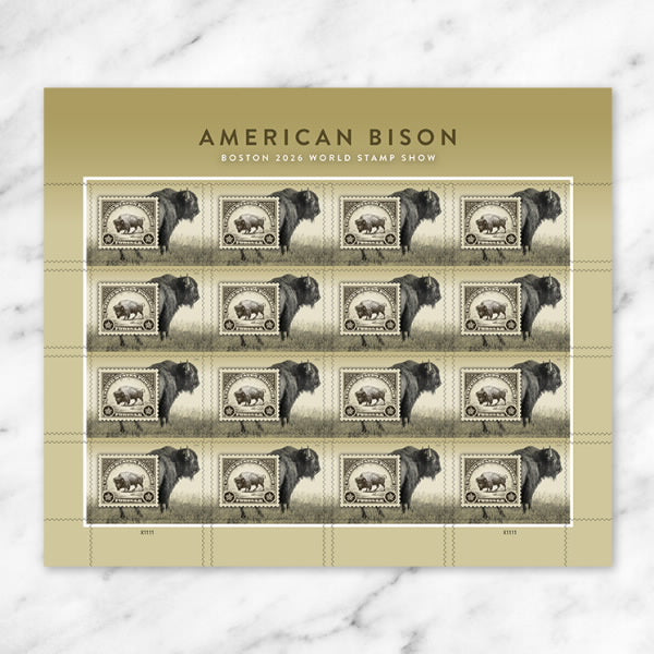 *Forever Letter Stamps: American Bison*