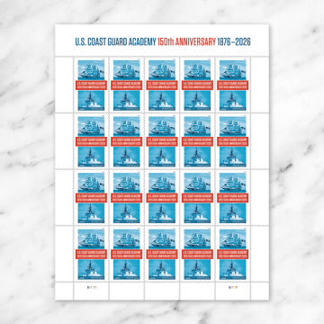 *Forever Letter Stamps: U.S. Coast Guard Academy Stamps*