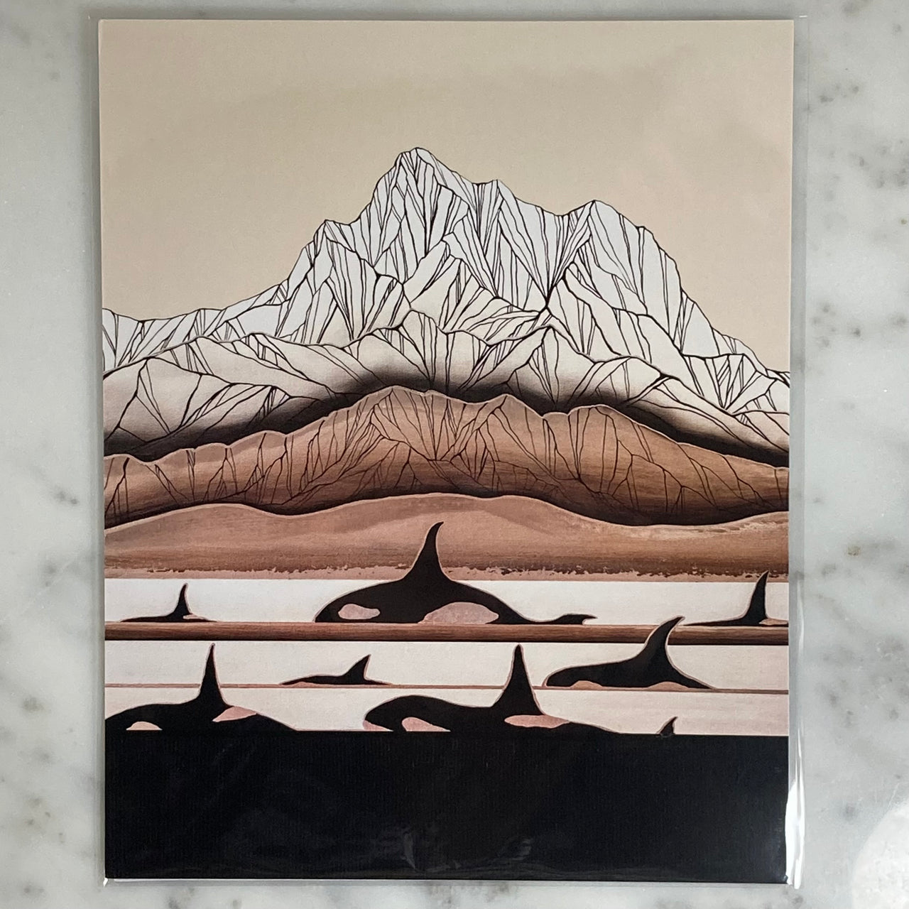 Orca Mountain 8x10 Print