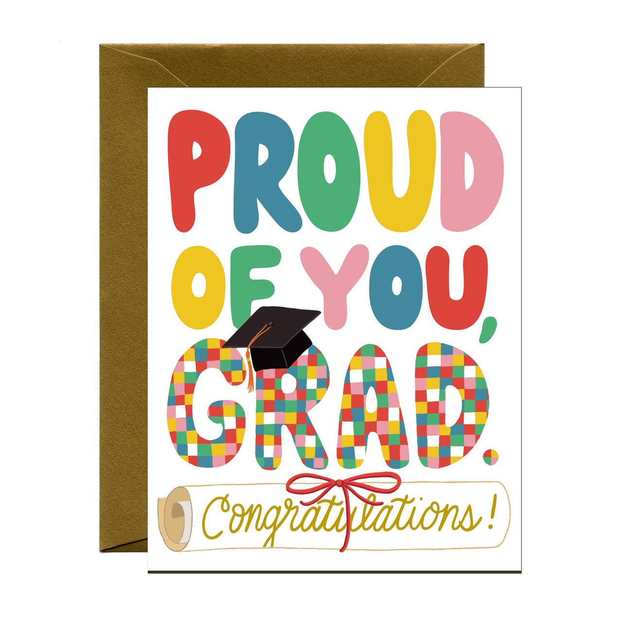 Colorful Pop Graduation Card