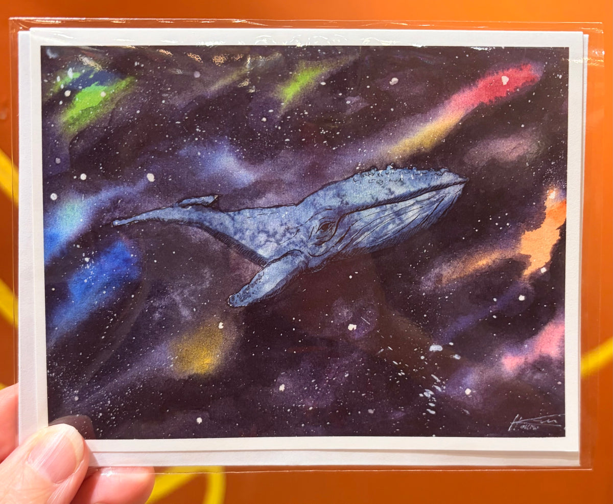 Swimming in the Stars Notecard