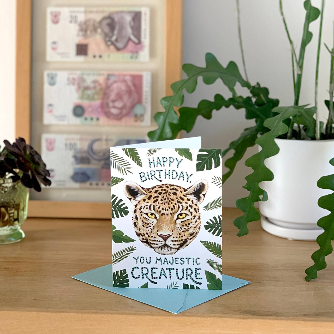 Majestic Jaguar Birthday Card