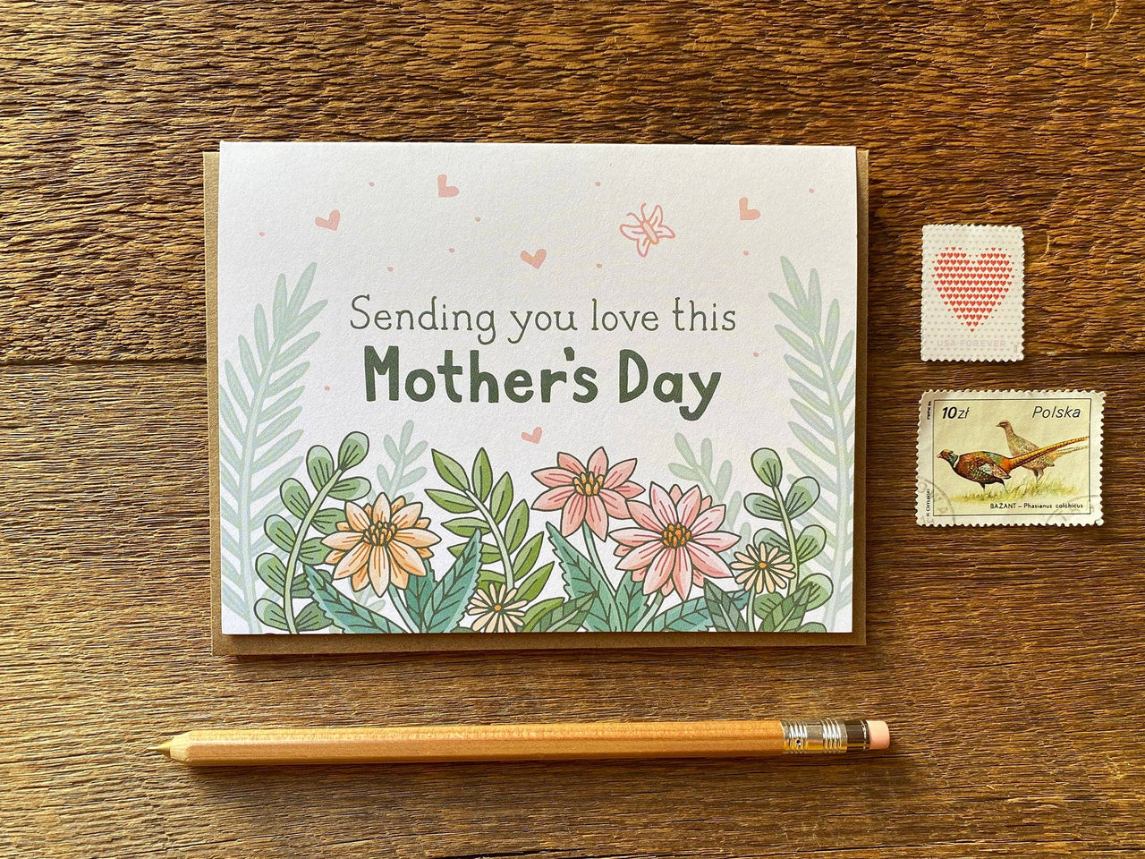 Sending You Love Mom Card