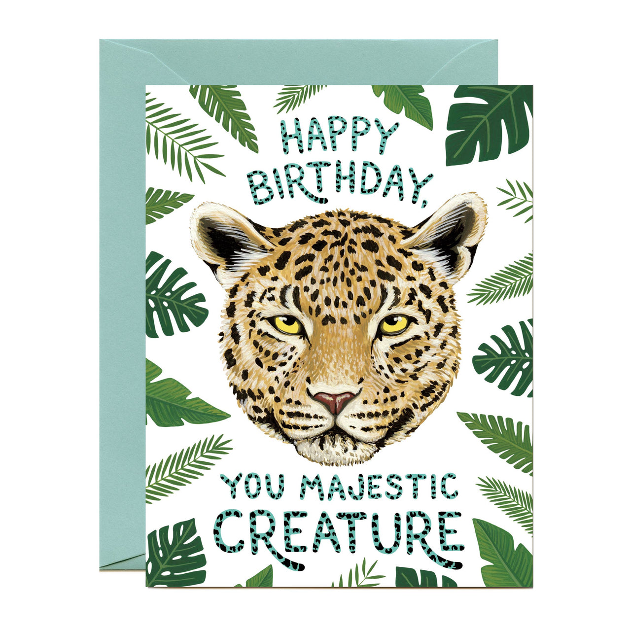 Majestic Jaguar Birthday Card