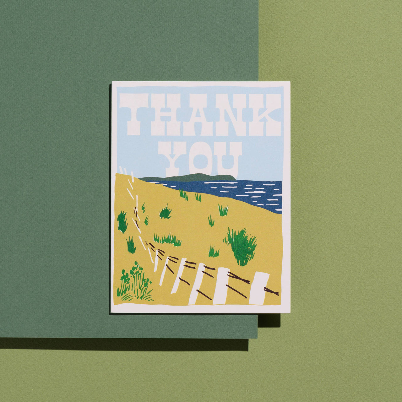 Seaside Thanks Card