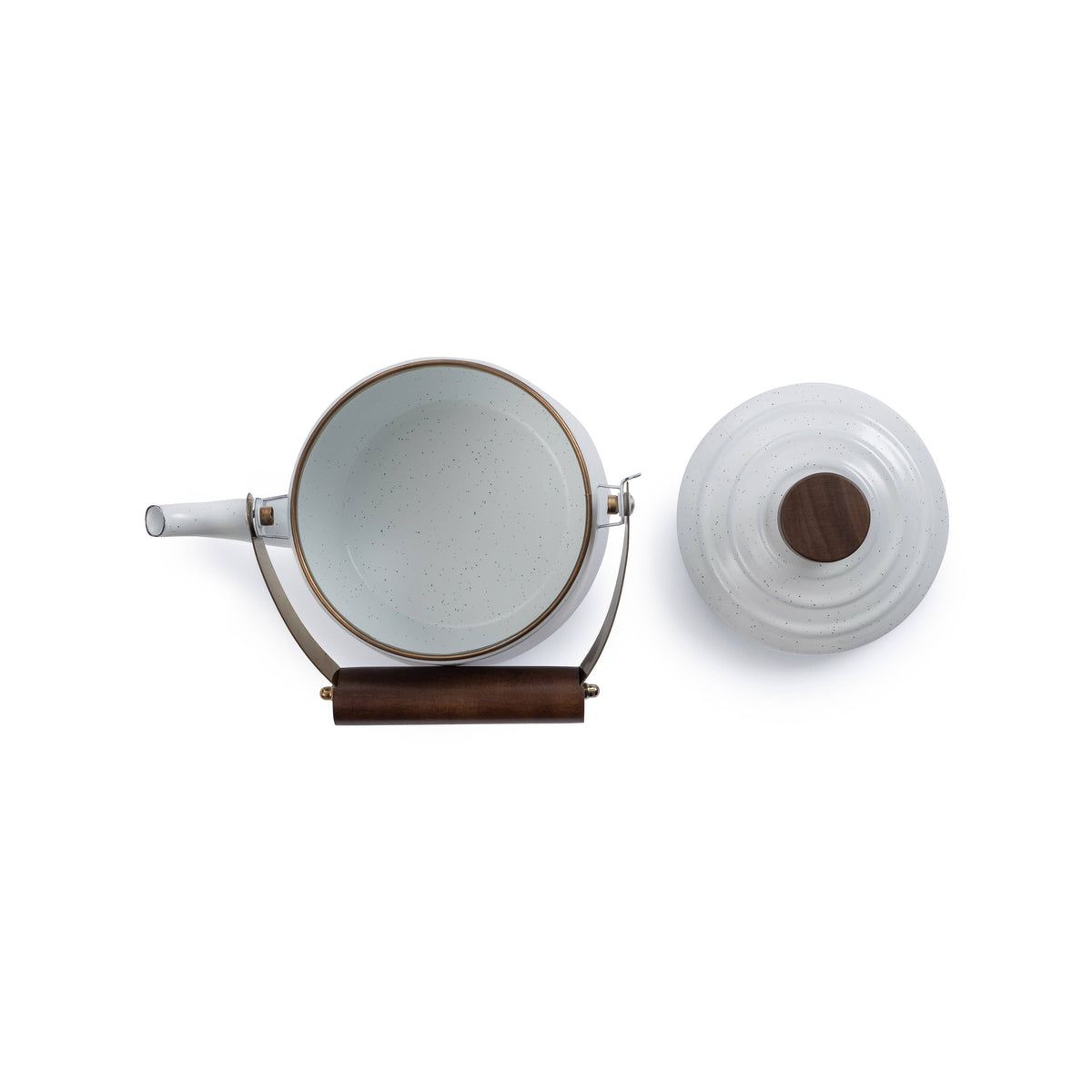 Enamel Teapot: Slate Grey