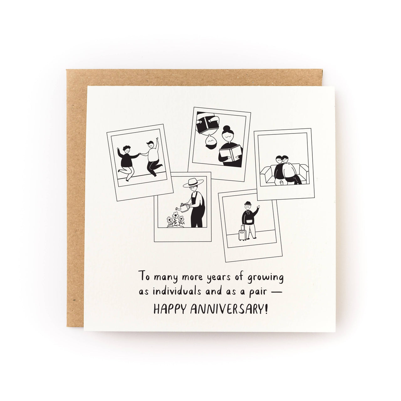 Polaroid Anniversary Card