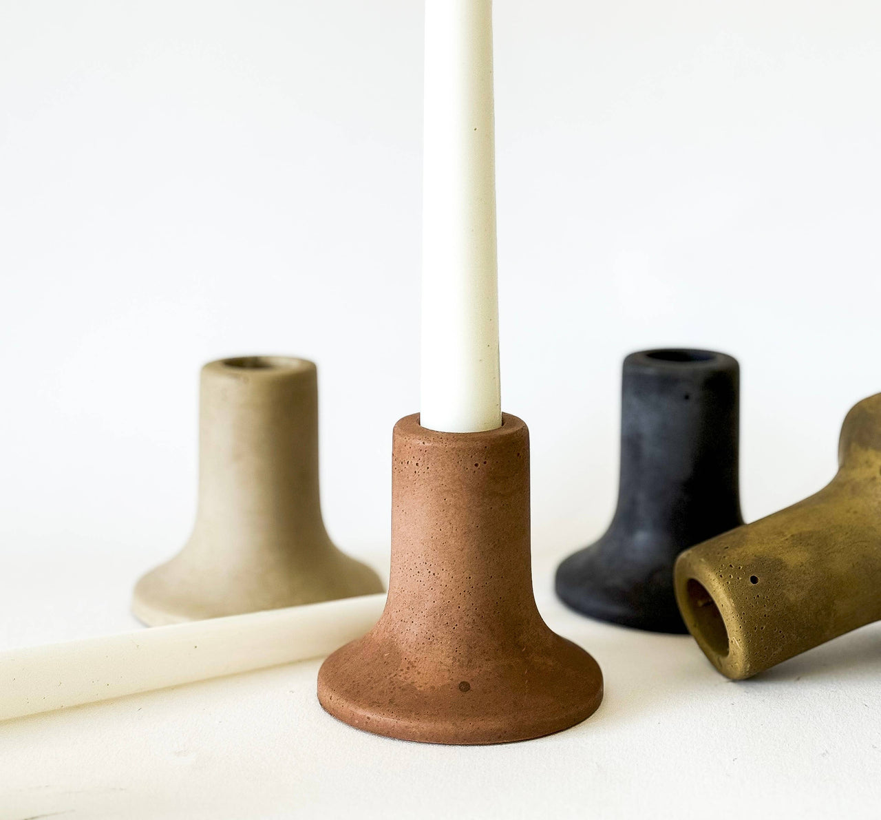 Mina Tall Taper Candle Holder | Candlestick Holder