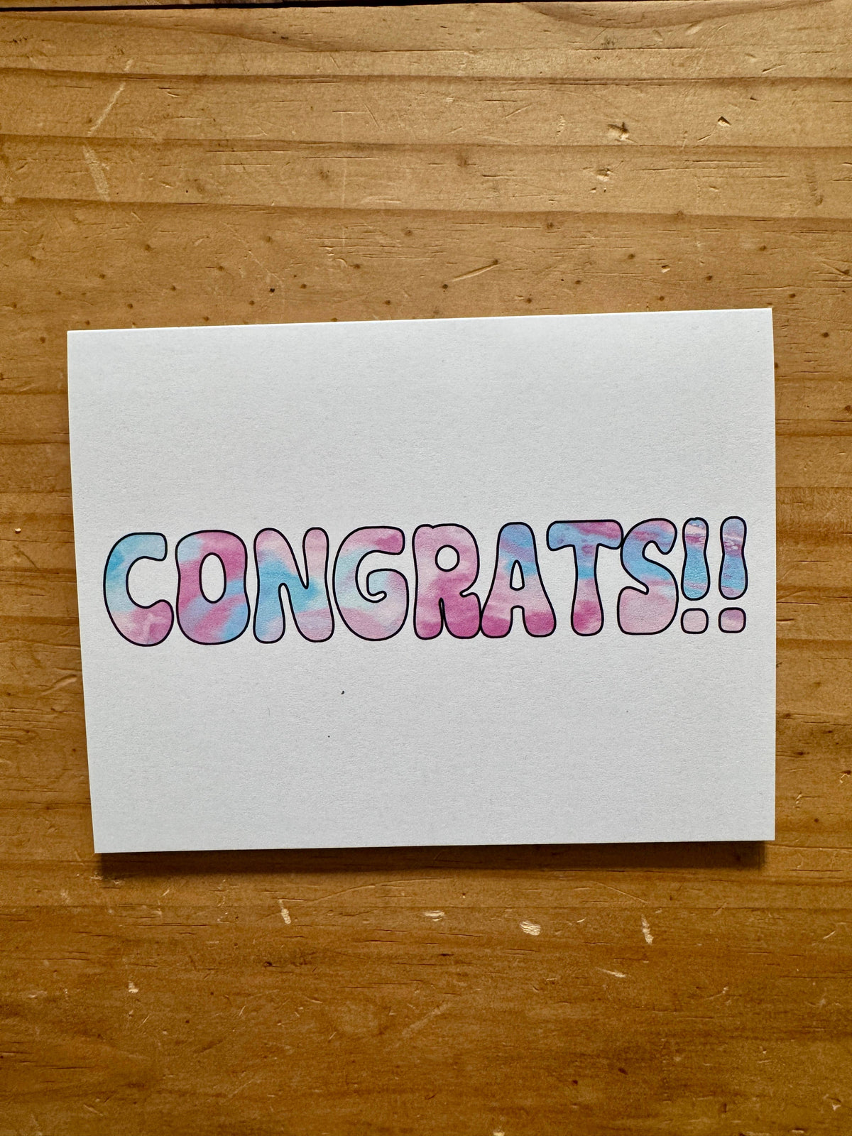 Trans Pride Congrats Greeting Card - Coming Out - A2