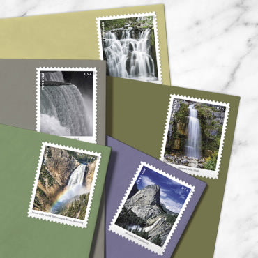 *Forever Letter Stamps: Waterfalls*