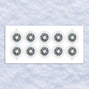 *Global Forever Stamps: Winter Wreath*