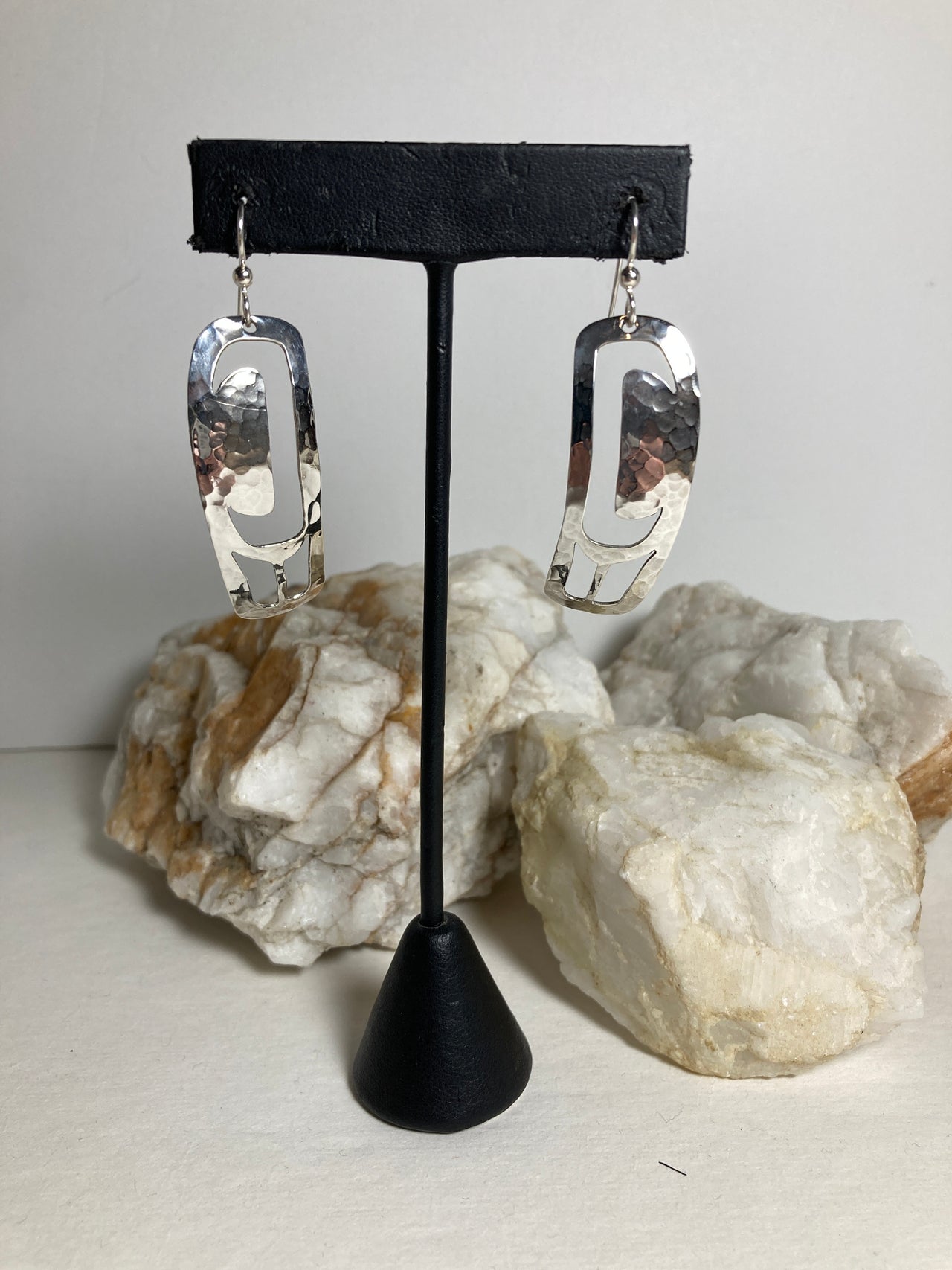 Sterling Silver Whale Pectoral Fin Earrings