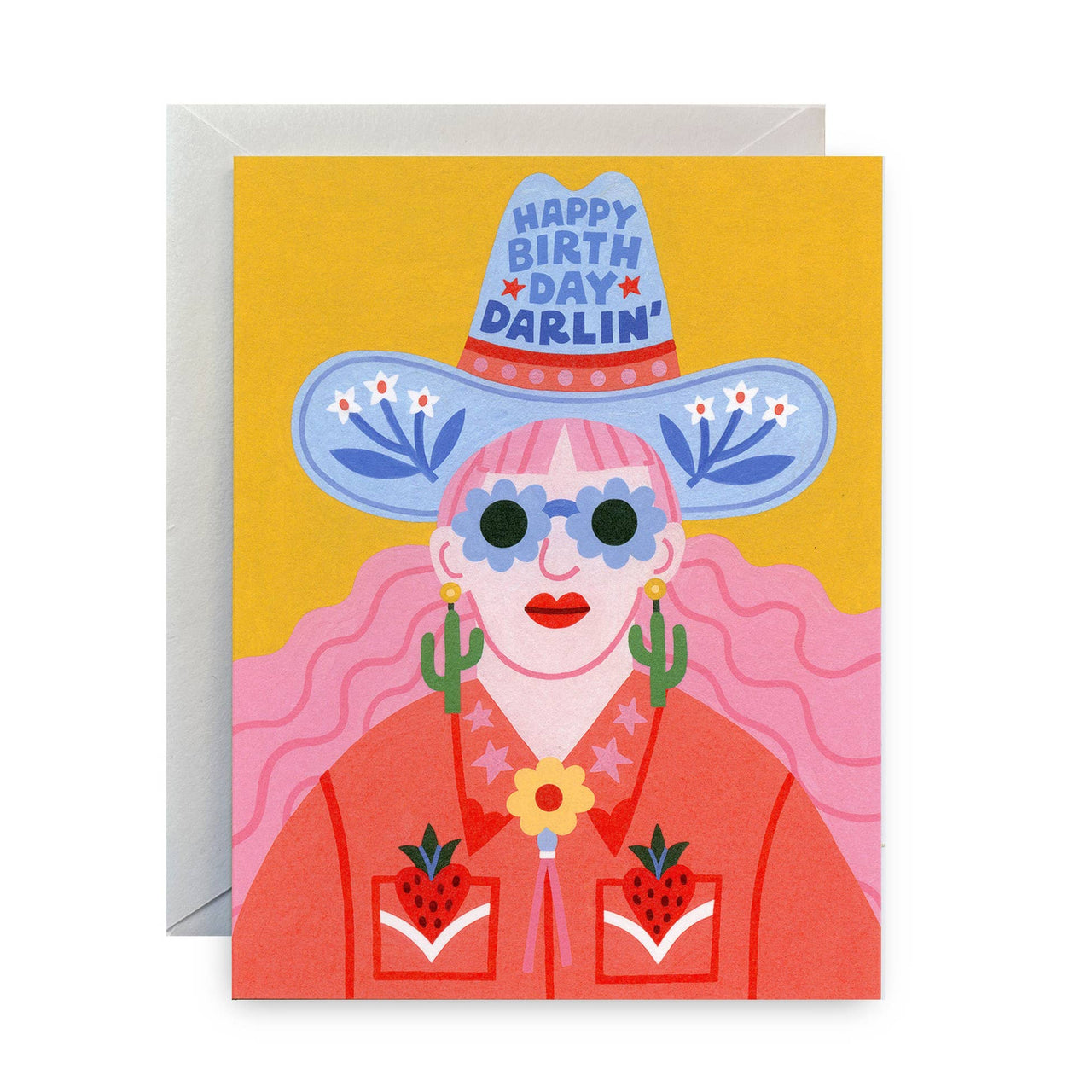 Cowgirl Birthday Card