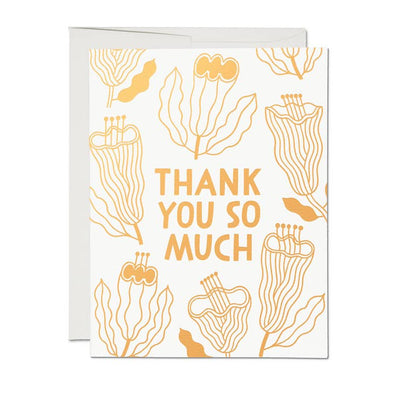 Floral Thanks Card