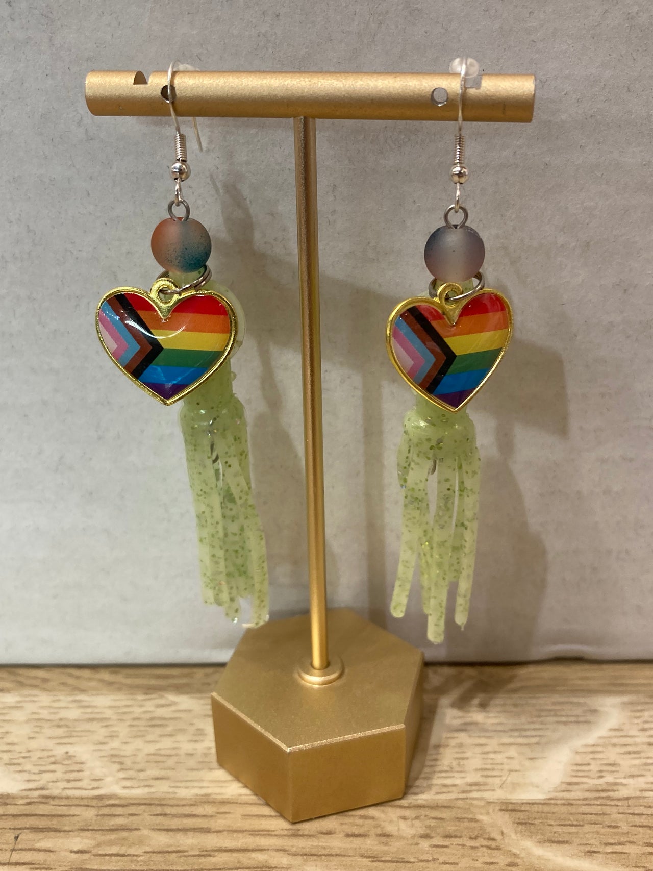 Squid Earrings - Glow in the Dark - PRIDE