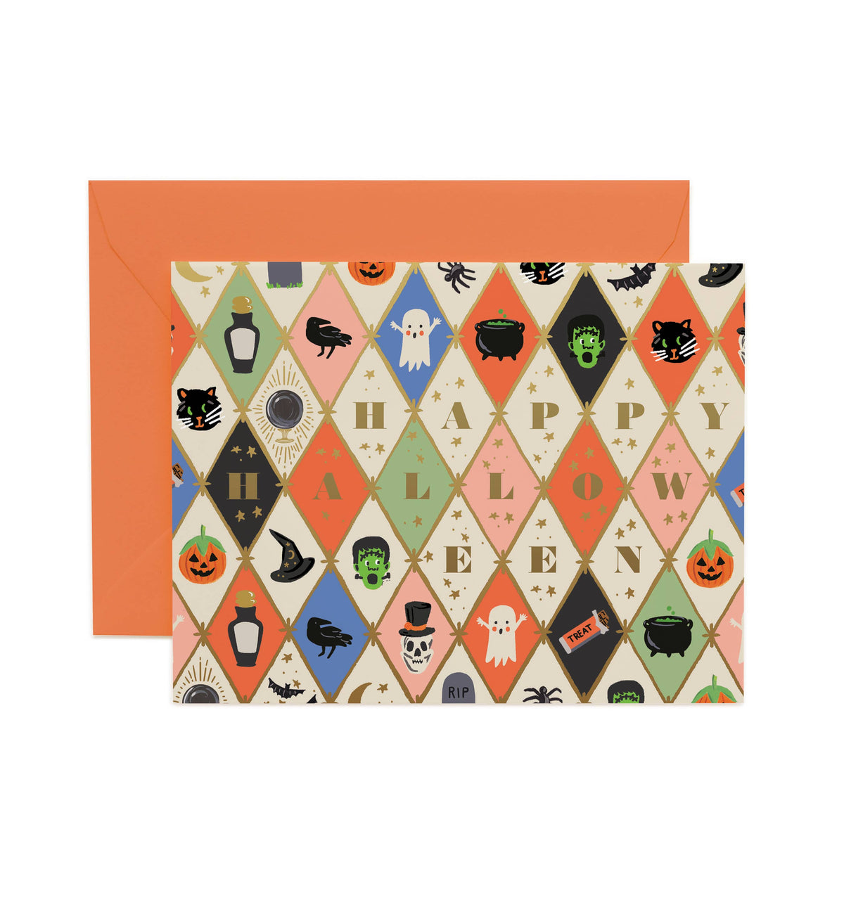 Halloween Argyle Card