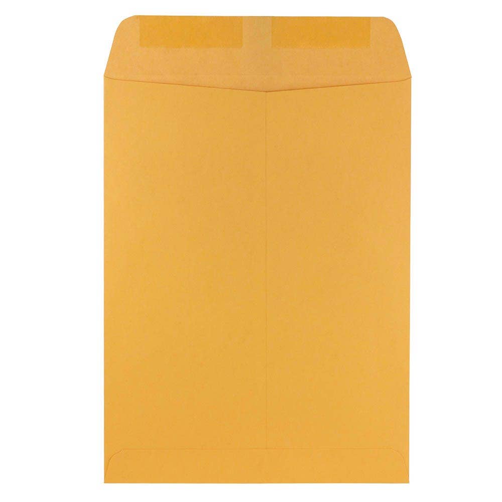 9x12 Brown Kraft Manila Open End Envelopes, 50 Pack