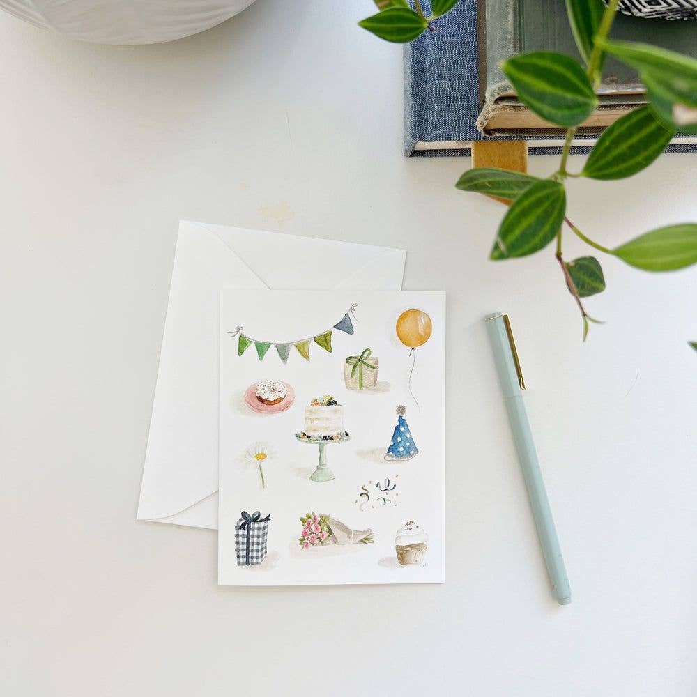Celebrate notecards: Single card