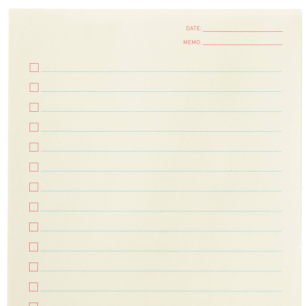 Checklist Notepad