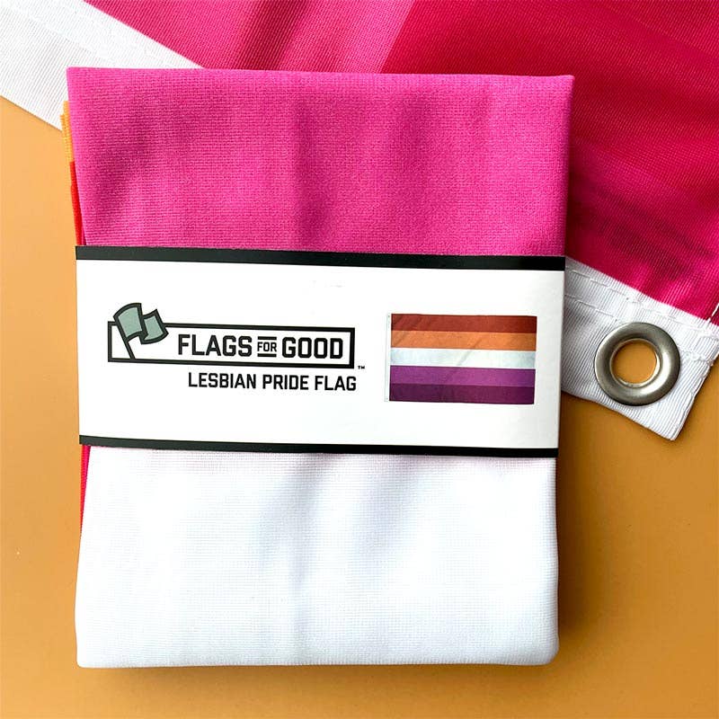Lesbian Pride Flag Single Sided