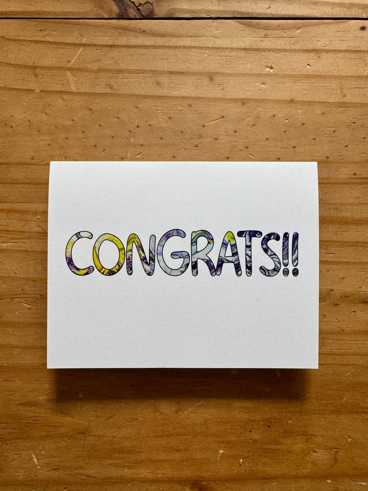 Nonbinary Pride Congrats Greeting Card - Coming Out - A2