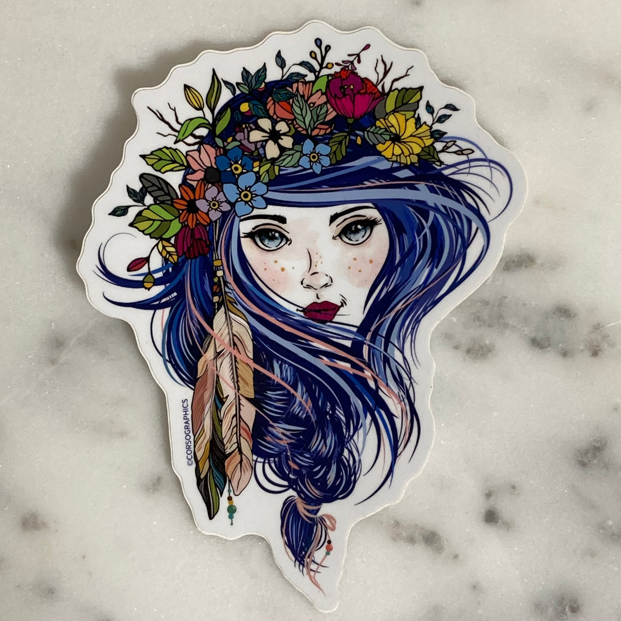 Wild Lady Sticker