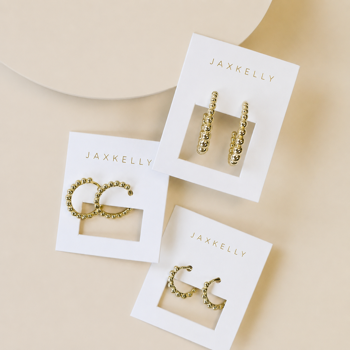 Ball Hoop - Tiny - Gold Earrings