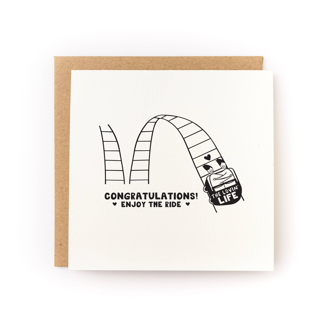 Enjoy the Ride Wedding Card