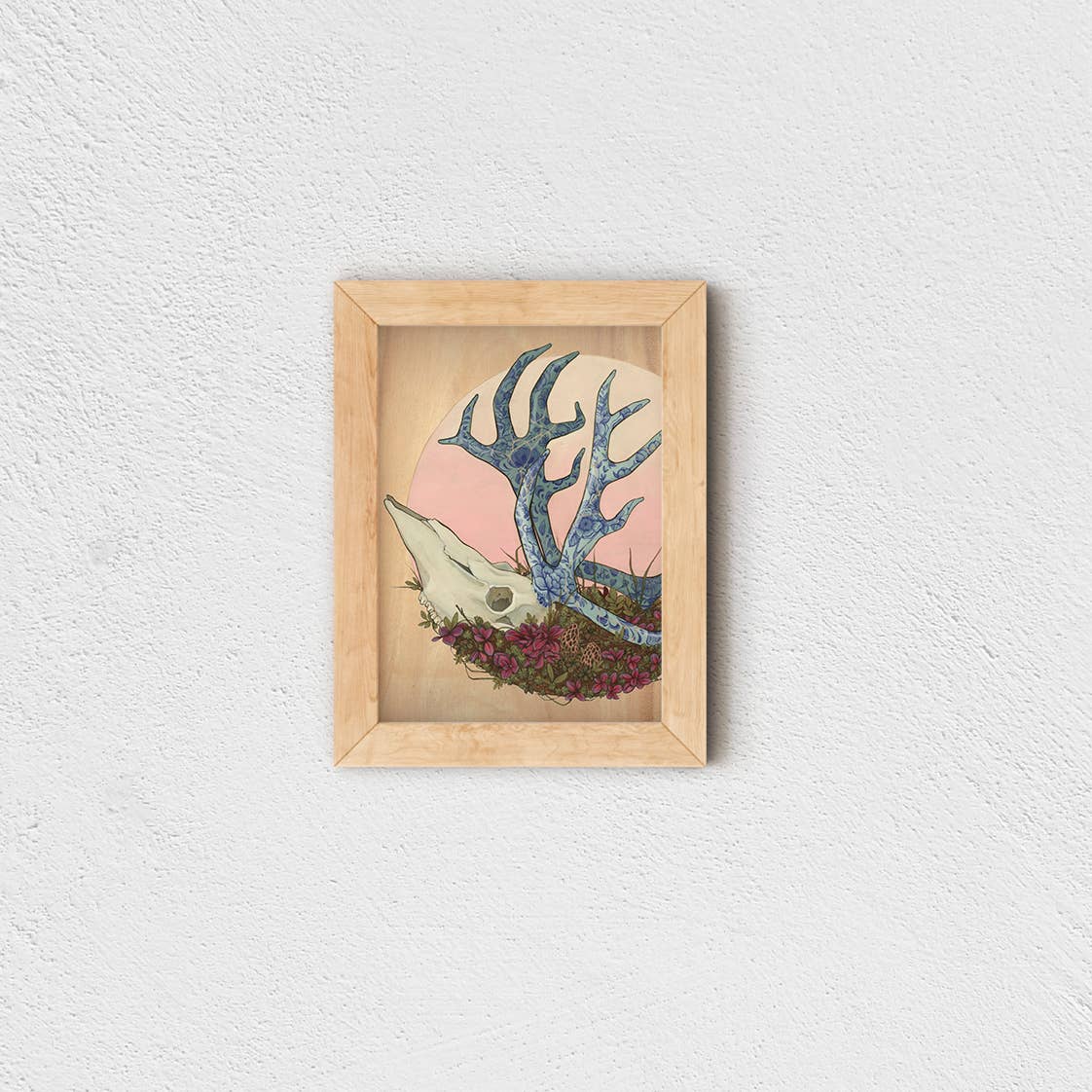 Real Wood Mini Art Print / Honor the Journey