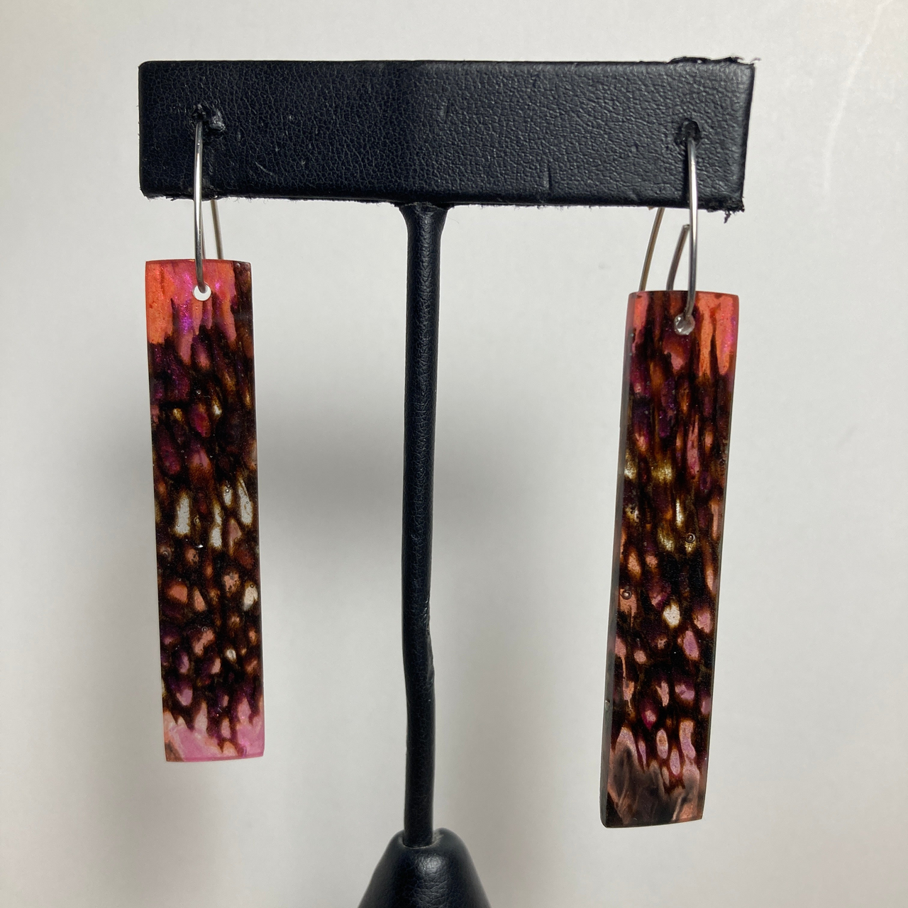 Gribbles and Shipworm Resin Cast Earrings 5