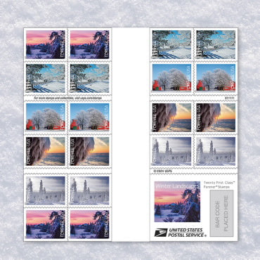 *Forever Letter Stamps: Winter Landscapes*