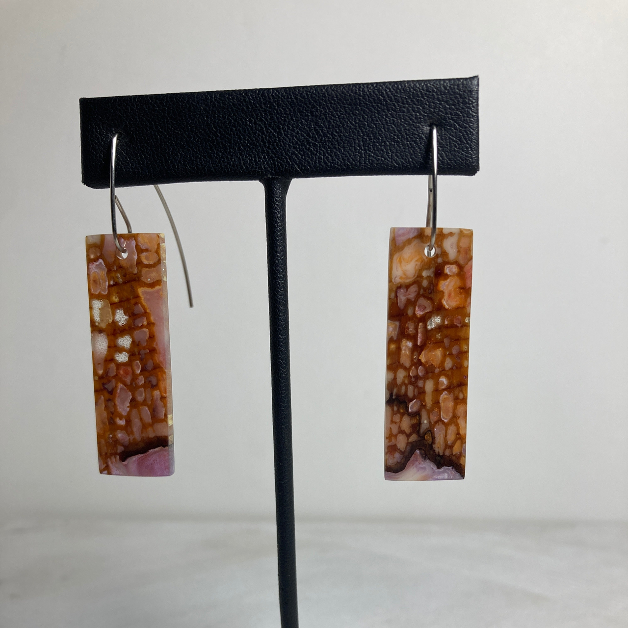 Gribbles and Shipworm Resin Cast Earrings 14