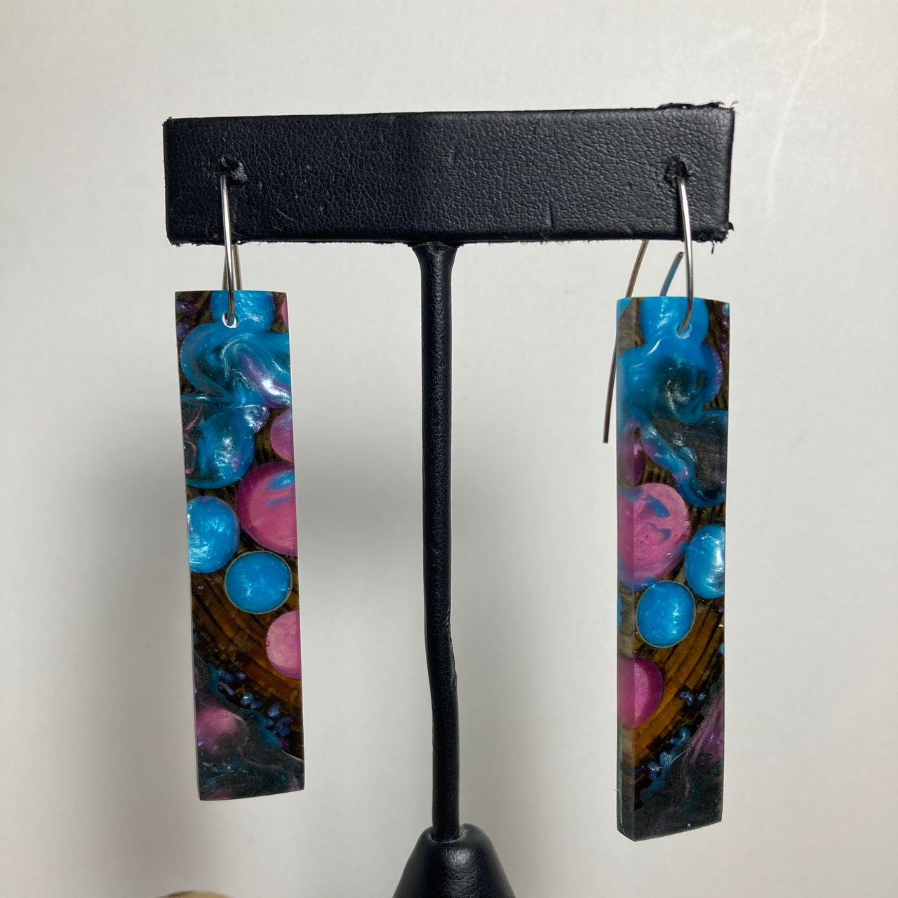 Gribbles and Shipworm Resin Cast Earrings 10