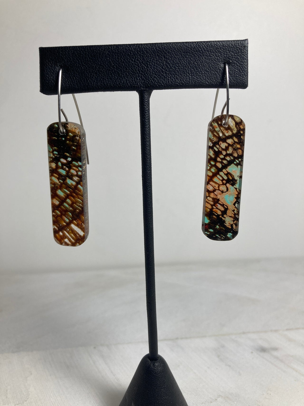 Gribbles and Shipworm Resin Cast Earrings 16