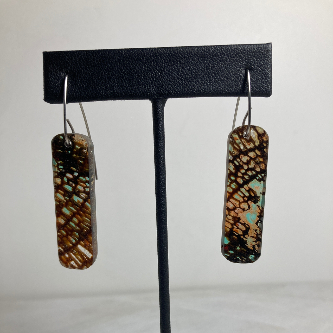 Gribbles and Shipworm Resin Cast Earrings 16