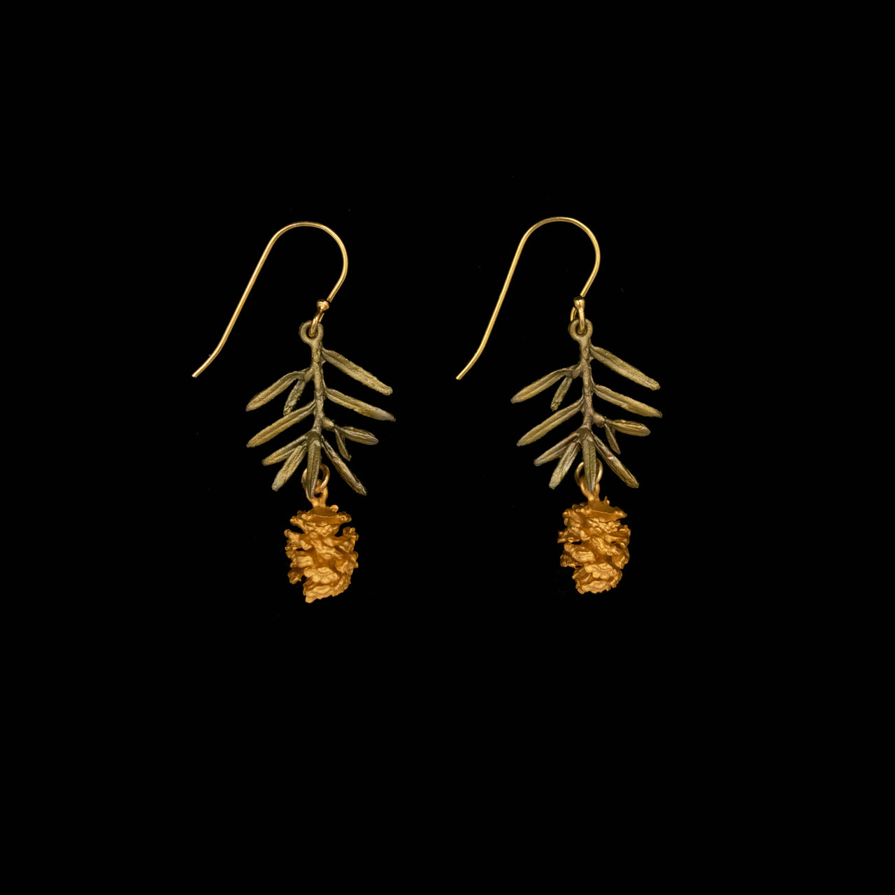 Pine Needle Statement Earrings